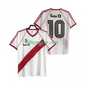 Billige Fotballdrakter CA River Plate 10 Retro Hjemmedraktsett 1986 Kortermet